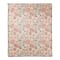 Pink Navy Floral 50" x 60" Coral Fleece Blanket